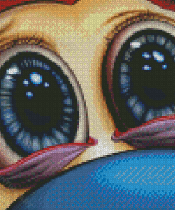 Ren And Stimpy Character Eyes Diamond Painting