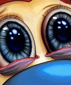 Ren And Stimpy Character Eyes Diamond Painting