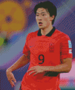 The Football Player Cho Gue Sung Diamond Painting