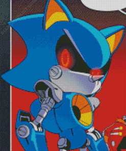 Aesthetic Metal Sonic Diamond Painting