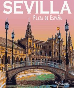 Aesthetic Seville Spain Diamond Painting