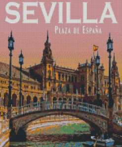 Aesthetic Seville Spain Diamond Painting