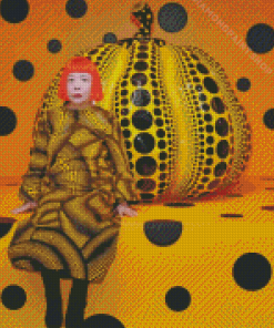 Aesthetic Yayoi Kusama Diamond Painting