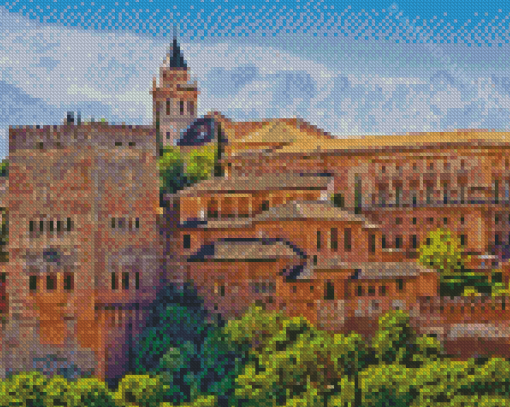 Alhambra Granada Andalusia Diamond Painting