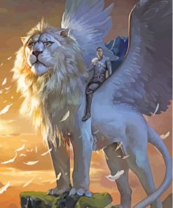 Angel Lion Diamond Painting