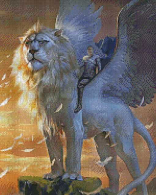 Angel Lion Diamond Painting