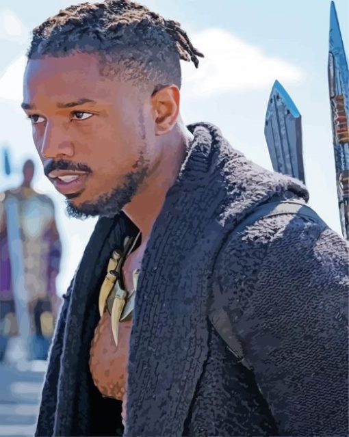 Black Panther Killmonger Diamond Painting