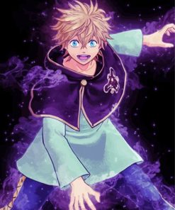 Black Clover Luck Anime Character Diamond Painting