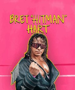 Bret Hitman Hart Poster Diamond Painting