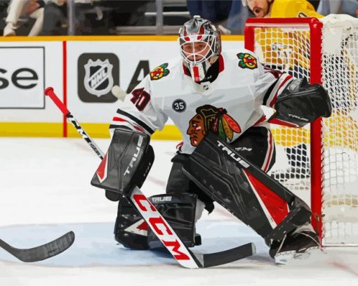 Chicago Blackhawks Goalie Diamond Painting