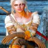 Cirilla Witcher Serie Character Diamond Painting