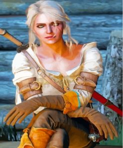 Cirilla Witcher Serie Character Diamond Painting