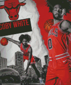 Coby White Player Poster Diamond Painting