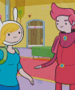Fionna And Prince Gumball Adventure Time Diamond Painting