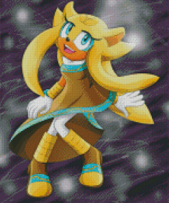 Gold The Tenrec Diamond Painting