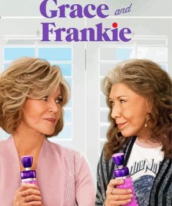 Grace And Frankie Serie Poster Diamond Painting