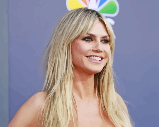 Heidi Klum Diamond Painting