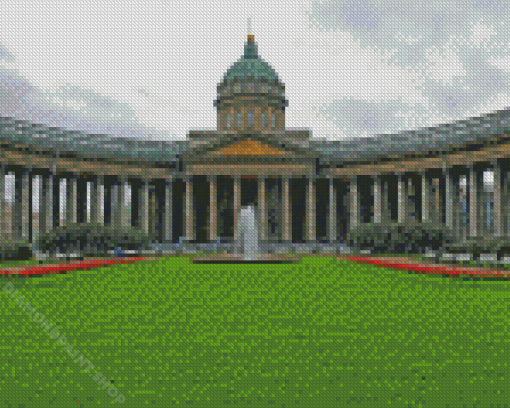 Kazan Cathedral Building Diamond Painting