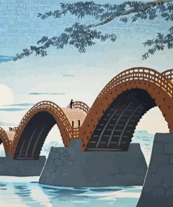 Kintaikyo Bridge Diamond Painting