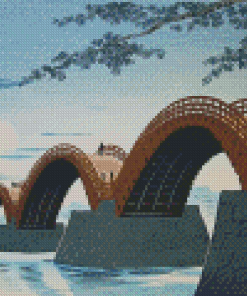 Kintaikyo Bridge Diamond Painting