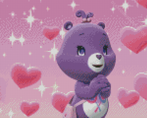 Little Share Bear Character Diamond Painting