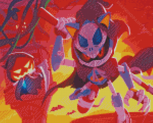 Metal Sonic Diamond Painting