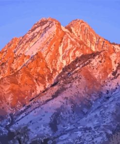 Mount Olympus Sunset Diamond Painting