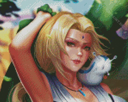 Naruto Tsunade Anime Girl Diamond Painting