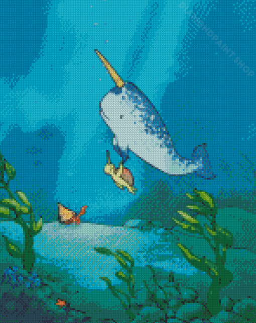 Narwhal Underwater Diamond Painting