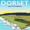 Old Harry Rocks Dorset Isle Of Purbeck Poster Diamond Painting