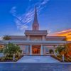 Orlando Temple Sunset Diamond Painting