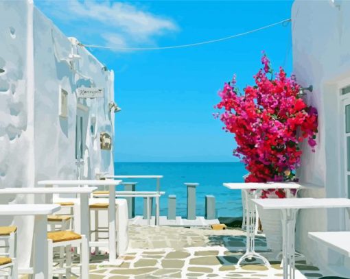 Paros Island Diamond Painting