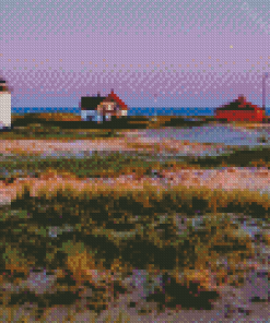 Provincetown Race Lighthouse Massachusetts Diamond Painting