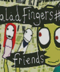 Salad Fingers Friends Diamond Painting