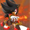 Shadow The Hedgehog Diamond Painting