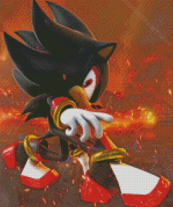 Shadow The Hedgehog Diamond Painting