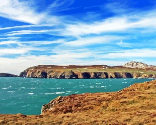 South Stack Cliffs Diamond Painting