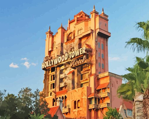 The Twilight Zone Tower Of Terror Diamond Painting