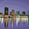 Toledo Ohio City At Night Diamond Painting