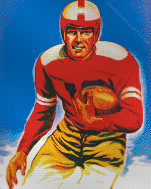 Vintage 1946 Football Diamond Painting