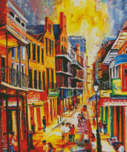 Aesthetic Bourbon Street Diamond Painting