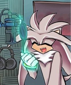 Aesthetic Silver The Hedgehog Diamond Painting