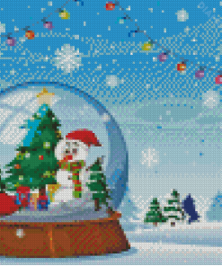 Aesthetic Snowdome Diamond Painting