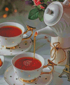 Aesthetic Classy Tea Diamond Painting