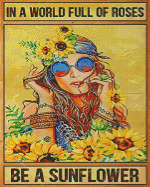 Be A Sunflower Diamond Painting