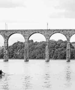 Berwick Kayaking On River Tweed Diamond Painting