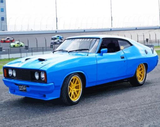 Blue Xb Gt Falcon Diamond Painting