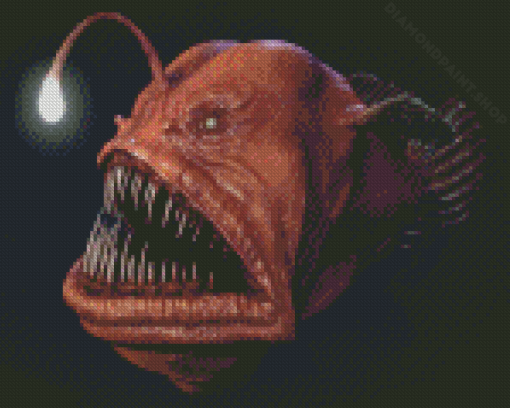 Brown Anglerfish Diamond Painting