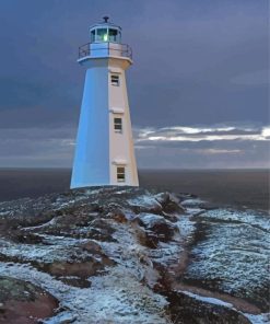 Cape Spear In Winter Diamond Painting