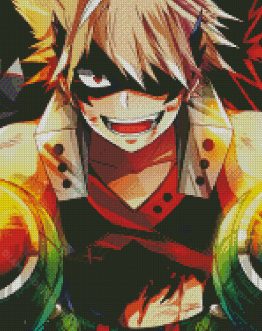 Cool Bakugo My Hero Diamond Painting